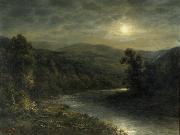 unknow artist Moonlight on the Delaware River oil painting picture wholesale